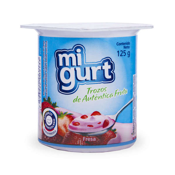 Yogurt Fruta Fresa Migurt 125 Gr