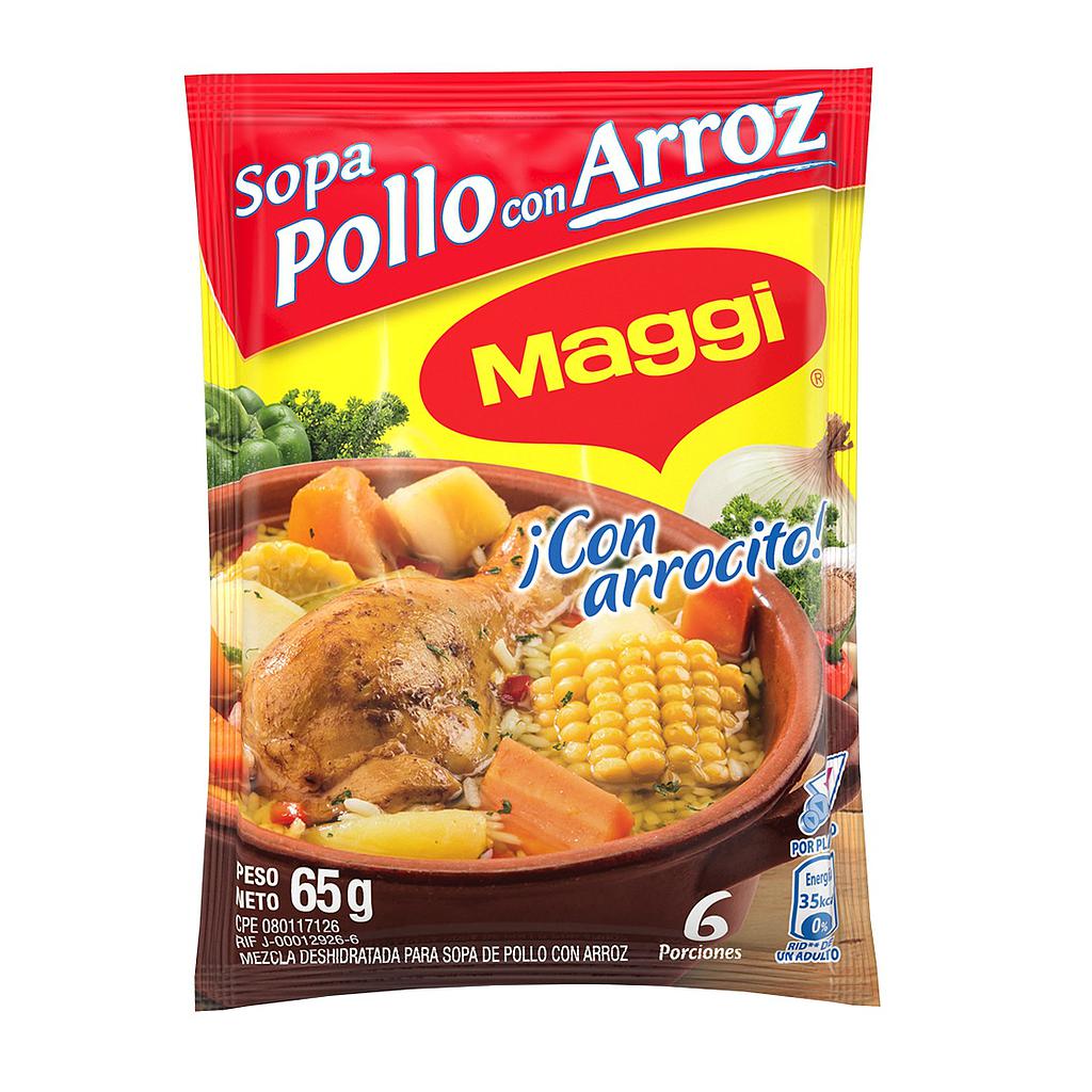 Sopa de Pollo con Arroz Maggi 65Gr
