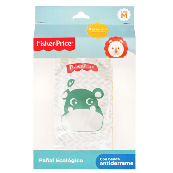 Pañales Ecológicos Fisher Price (Talla M)