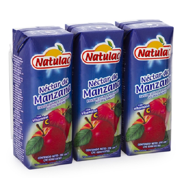 Nectar Manzana Tetra Natulac 250 Ml