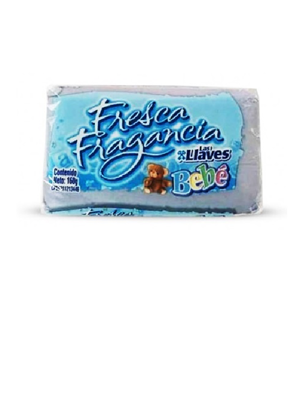 Jabón las Llaves Bebe Fresca Fragancia 160 Gr