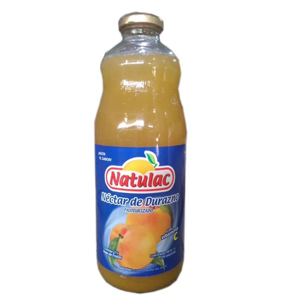 Nectar Natulac Durazno Vidrio 1Lt