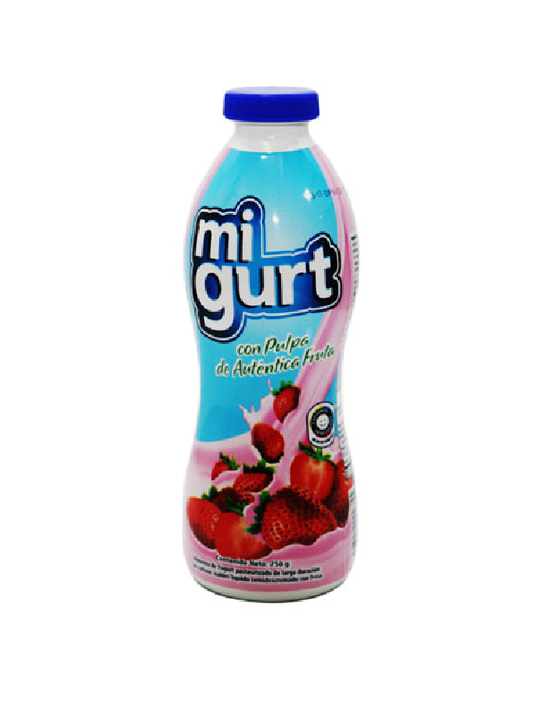 Yogurt Fruta Fresa Migurt 750 Gr