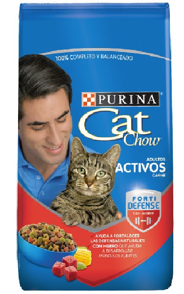 Cat Chow Adultos Activos Carne 1.5Kg