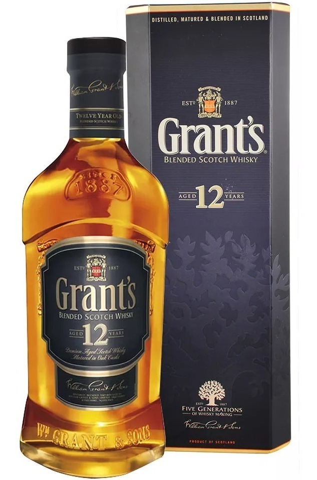 Whisky Grants 12 Años 750Ml