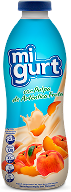 Yogurt Fruta Durazno Migurt 750 Gr