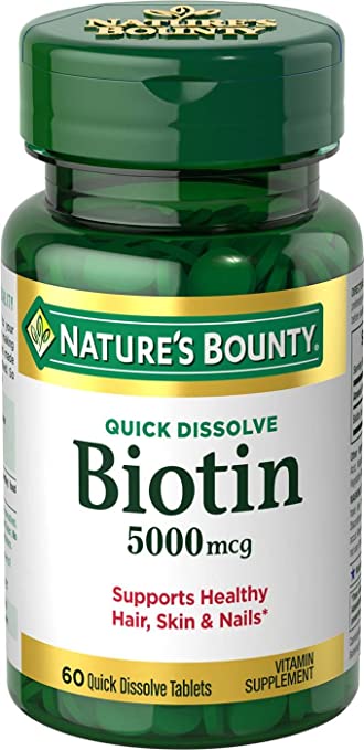 Nature Bounty Biotin 5000MCG 60 Tabletas