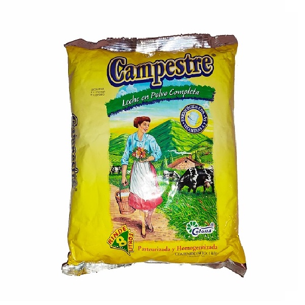 Leche en Polvo Completa Campestre 1 Kg (E)