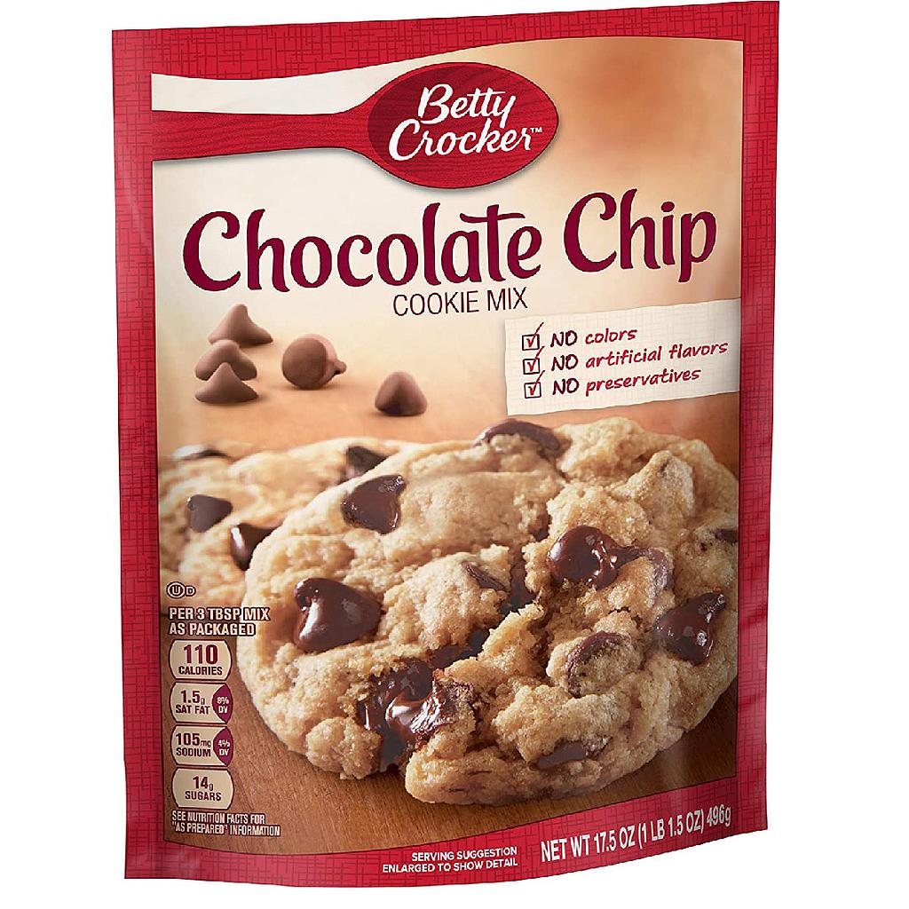 Chocolate Chip Cookie Betty Crocker 496Gr