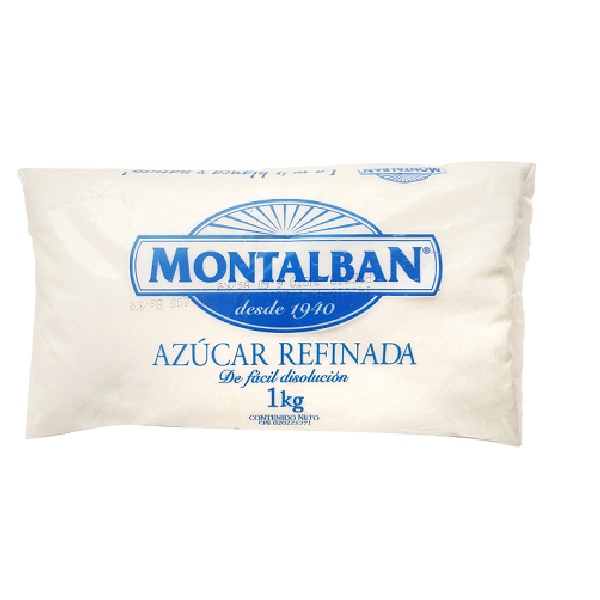Azucar Refinada Montalban 1Kg