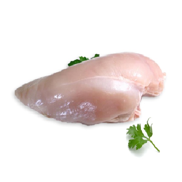 Pechuga de Pollo Sin Piel con Hueso Peso Aprox 0,700 Kg