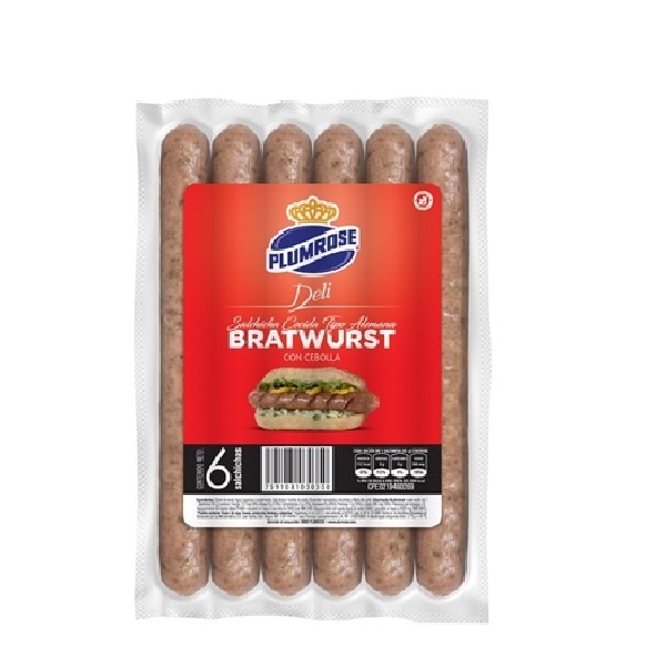 Salchicha Tipo Alemana Bratwurst Plumrose