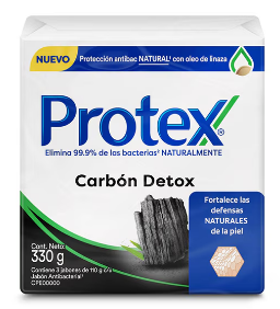 Jabon Protex Carbon Detox Triplax