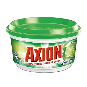 Lavaplatos Axion Limón 450Gr