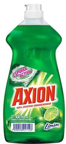 Lavaplato Axion Limon Liquido 400 Ml