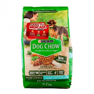Dog Chow Sin Colorante Cachorro 2 Kg