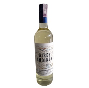 Vino Blanco Argentino Chardonnay Aires Andinos 750 Ml