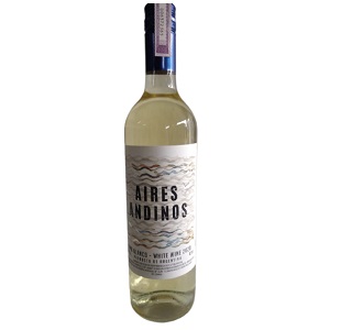 Vino Blanco Argentino White Wine Aires Andinos 750 Ml