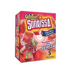 Gelatina Sonrissa Cereza 66 Gr