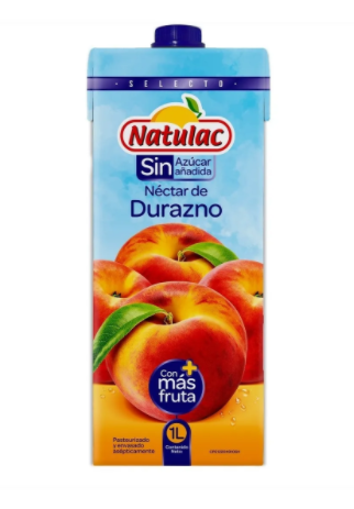 Nectar Durazno Sin Azucar 1Lts