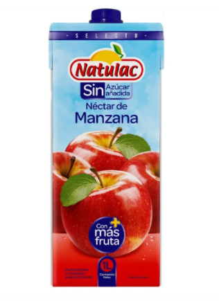 Nectar manzana sin azúcar 1Lts