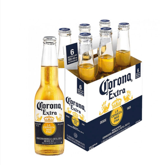 Cerveza corona 6 pack 355ml