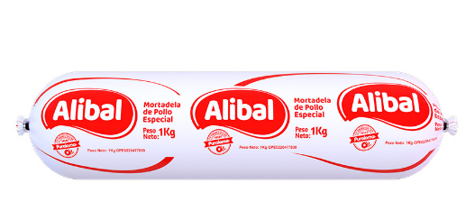 Mortadela Espalda Alibal 700Gr