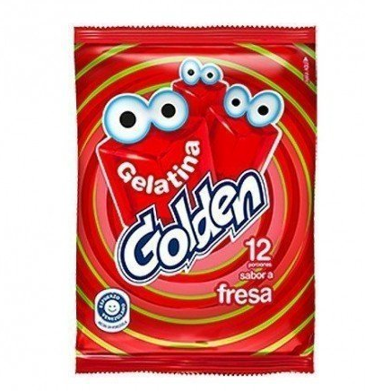 Gelatina Golden Fresa 96Gr