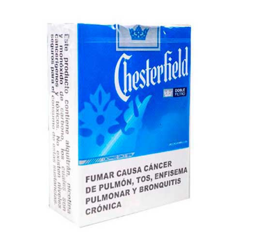 Cigarrillo Chesterfield Blue + Encendedor