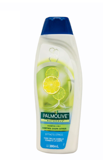 Shampoo Palmolive Naturals control de caspa 2/1 380ml
