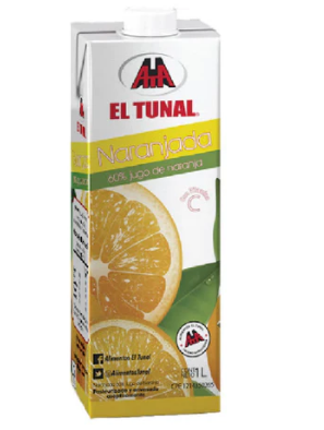 Jugo de Naranja El Tunal 60%