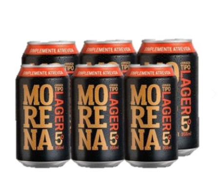 Cerveza Lata Morena 355