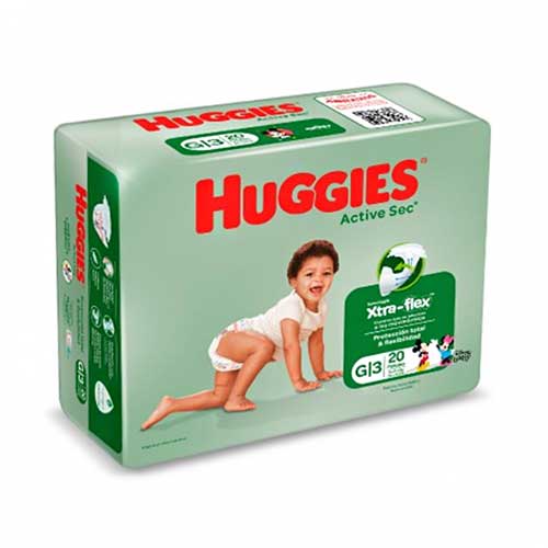 Huggies Pañal Activesec Talla G 20UND