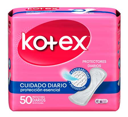 Kotex Liner Antibacterial Prot Diario 50UND