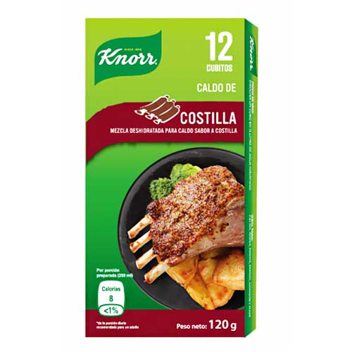 Cubitos Knorr de Costilla 120 Gr