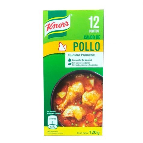 Cubitos Knorr de Pollo 120 Gr