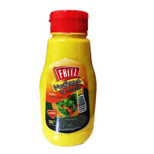 Salsa Aderezo Mostaza y Miel Fritz 250 Gr