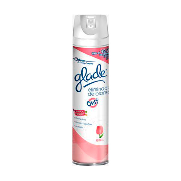 Glade Oust eliminador de olores Floral 360 Ml