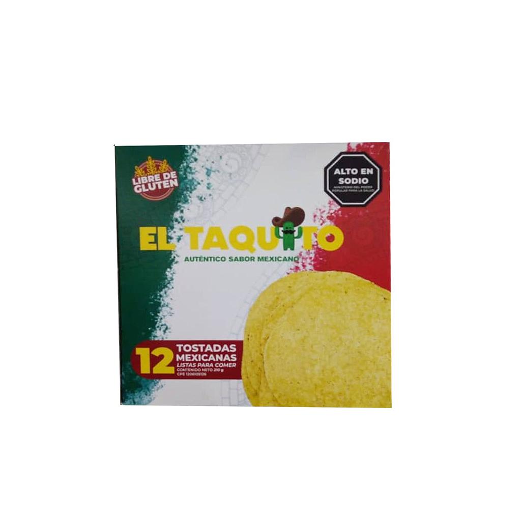 Tostadas Mexicanas el Taquito 210Gr
