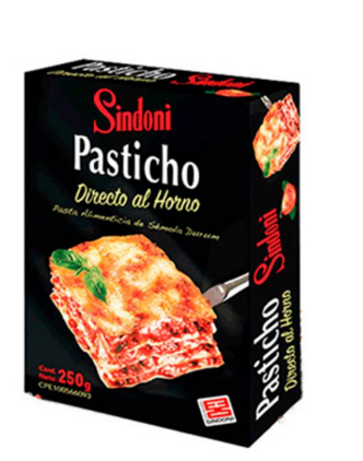 Pasticho Directo Al Horno Sindoni 250g