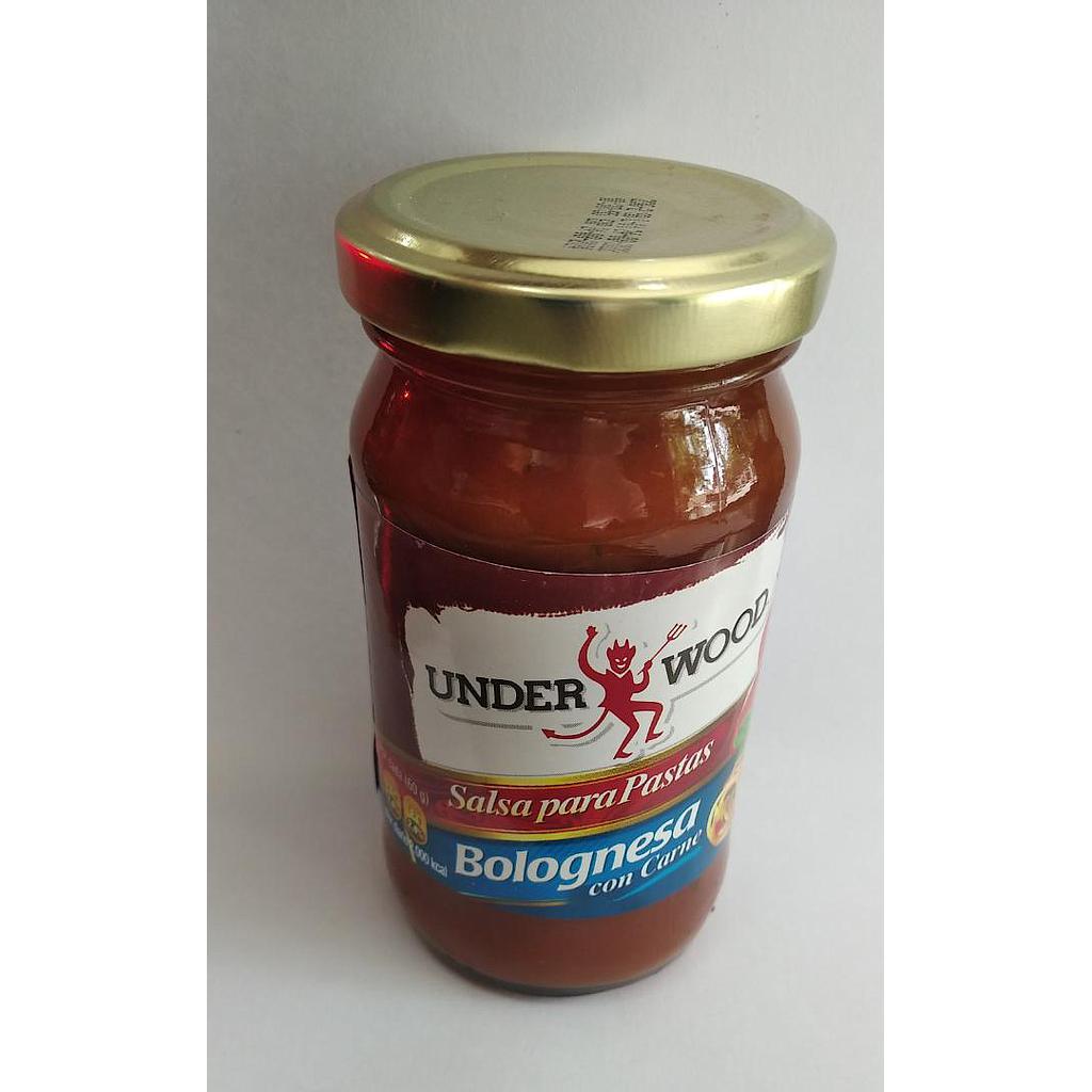 Salsa para Pastas Bolognesa con Carne UW 190 Gr