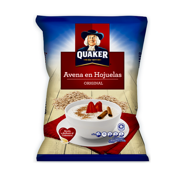 Avena quaker en hojuelas original de 400gr
