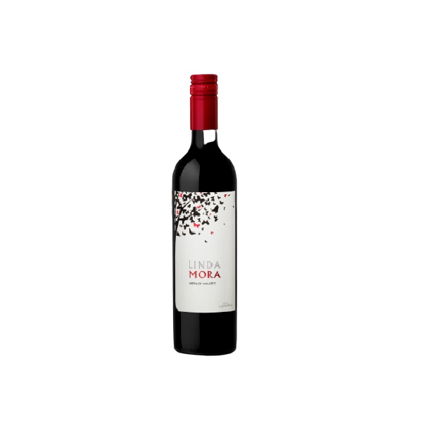 Vino Tinto Argentino Linda Mora Merlot Malbec 750 Ml
