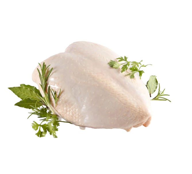 Pechuga de Pollo Con Piel Peso Aprox. 1,000kg