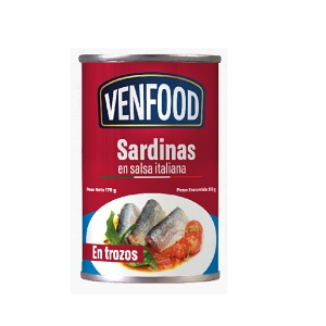 SARDINA EN SALSA ITALIANA VENFOOD 170GR