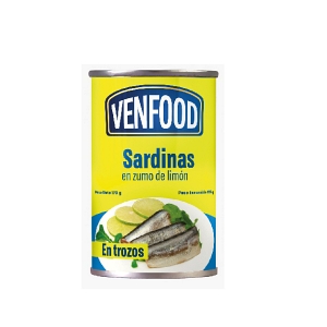 SARDINA EN ZUMO DE LIMON VENFOOD 170GR