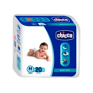 PANAL NINO CHICCO TALLA M 20 UNIDAD