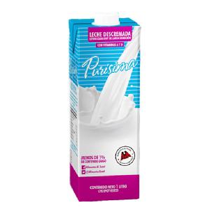 Leche Descremada Purisima 1l E