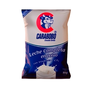 LECHE EN POLVO CARABOBO DE 900GR