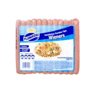 Salchicha Tipo Wieners Plumrose Larga 450 Gr